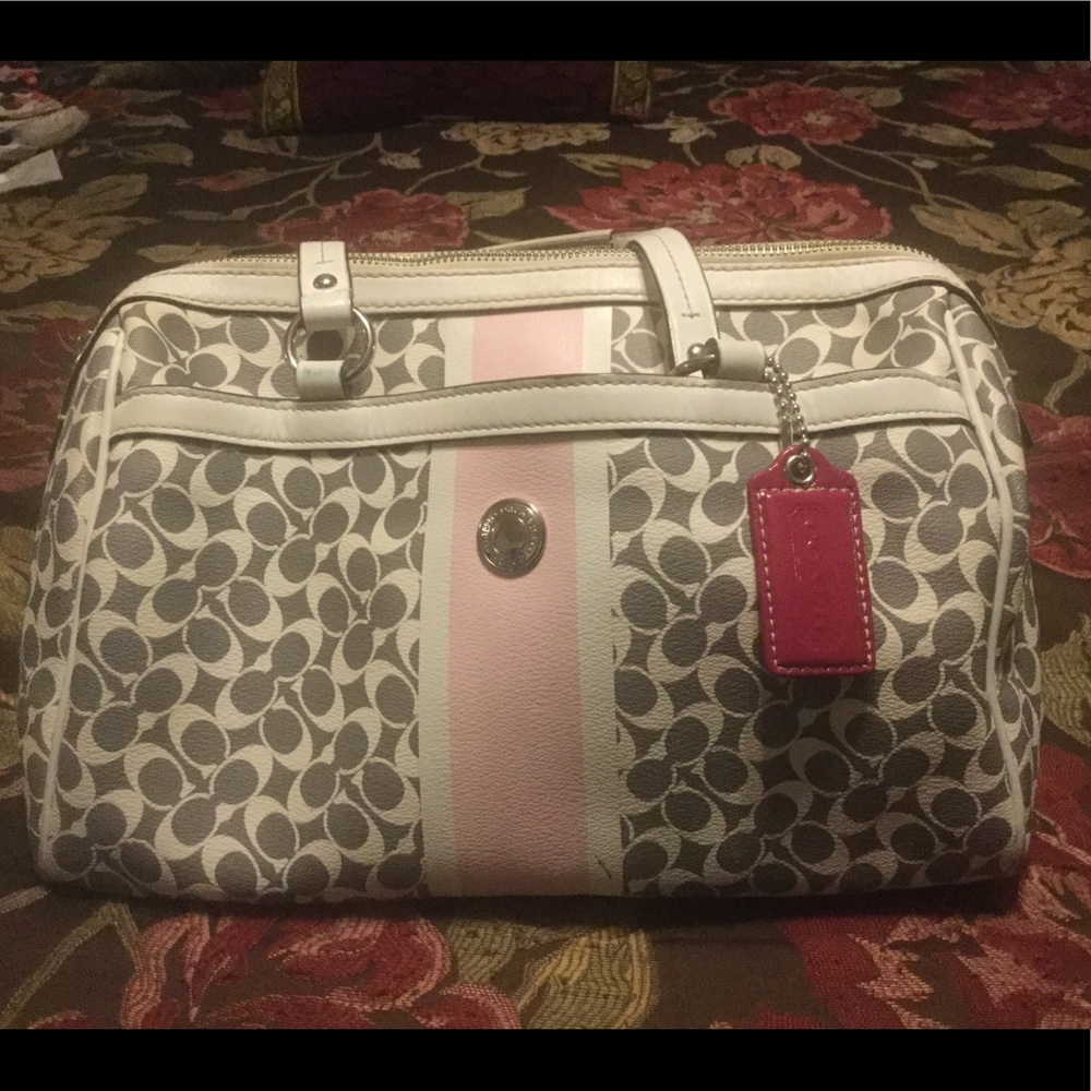 COACH Chelsea Signature Stripe Heritage